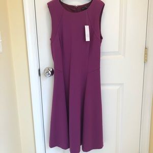 NWT White House Black Market WHBM fuchsia dress.